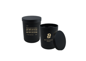 The Black on Black Memorial Candle