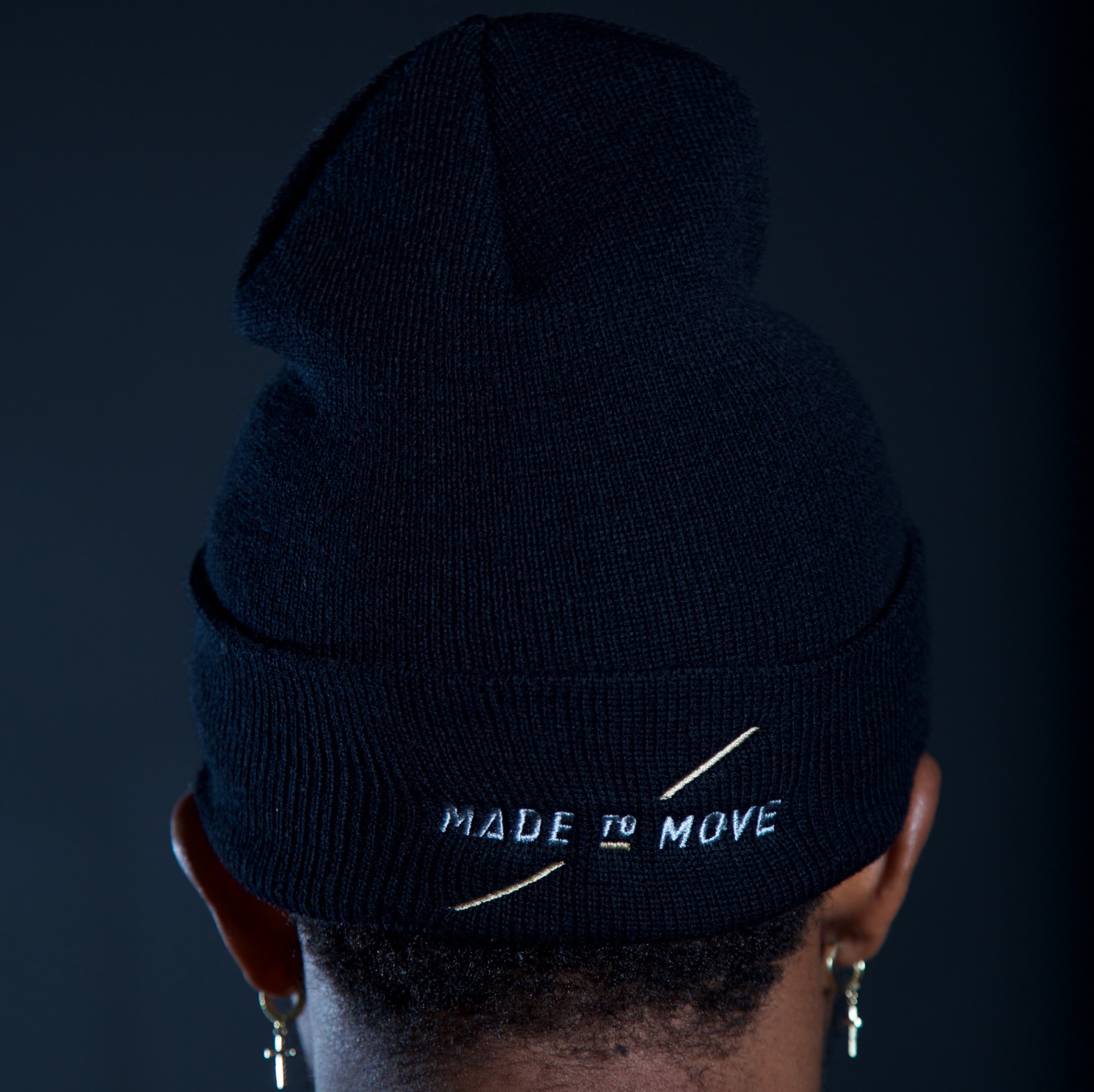 Full Logo Embroidered Beanie