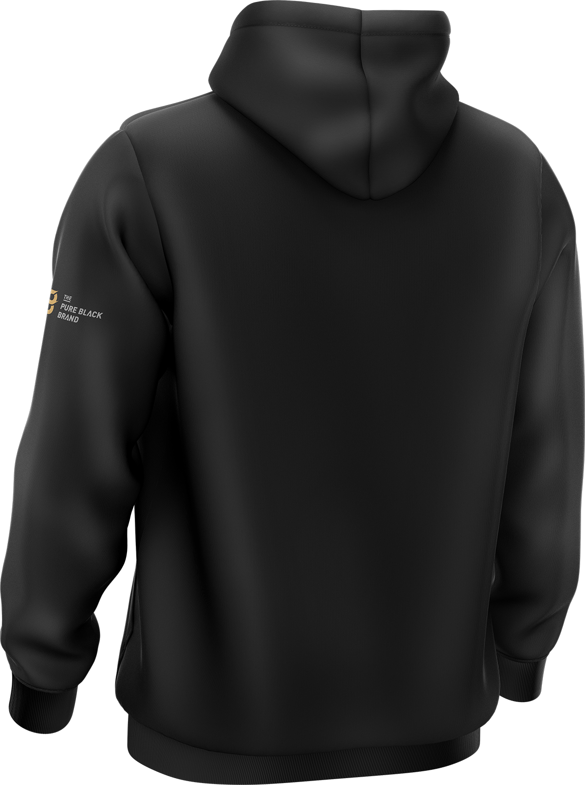 Pure Black Performance Hoodie