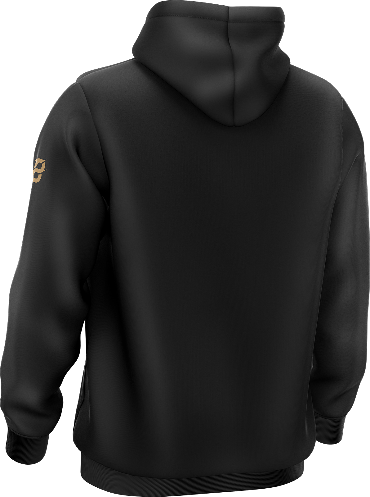 Black Brand Graphic Performance Hoodie