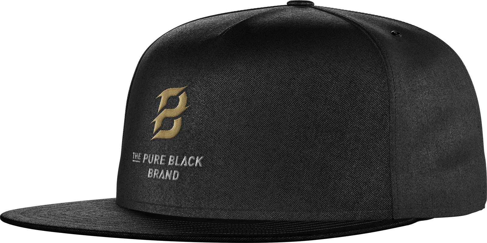 Full Logo Snapback Adjustable Hat