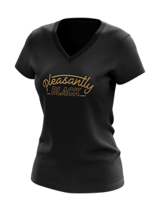 Pleasantly Black Classic V-Neck